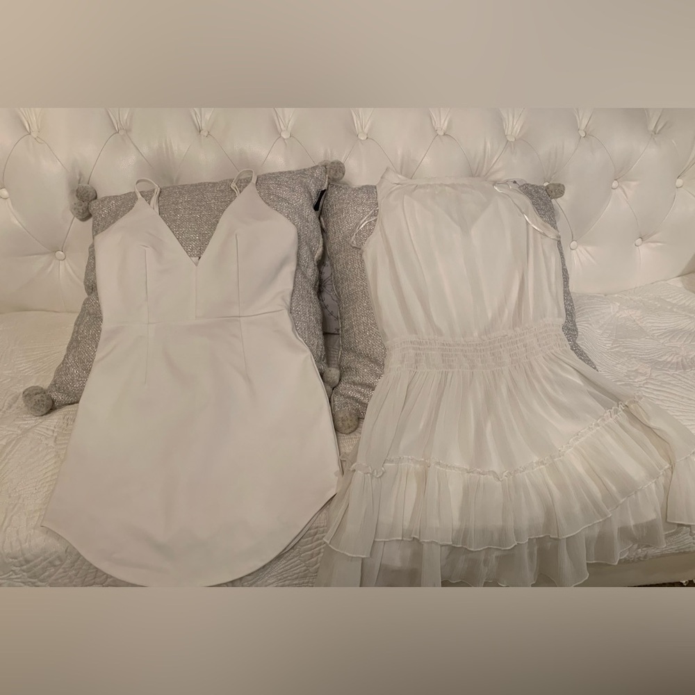 Zara & Luvalet two white dresses for “Bundle”